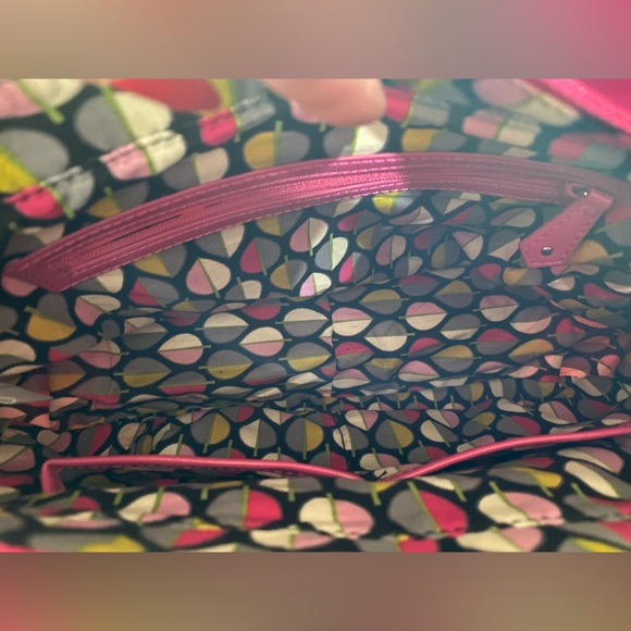 Vera Bradley pink satchel - Picture 2 of 8